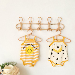 2024 Phong Cách Mới Cho Bé Jumpsuit Phiên Bản Hàn Quốc Quần Áo Mùa Hè Cho Bé Onesie Romper Bé Trai Bé Gái Mùa Hè Phong Cách Phương Tây Bảo Vệ Bụng Sling Jumpsuit Áo Liền Quần Mỏng