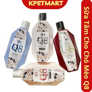 Sữa Tắm Cho Chó Mèo PET Shower Gel Q8 chai 200ml - Sữa Tắm Cho Chó Mèo Khử Mùi, Dưỡng Lông , Phòng Ve Rận, Viêm Da