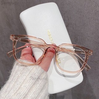 Samjune Mới Vintage Khung Vuông Kính Mát Nam Nữ Thương Hiệu Thiết Kế Đen Chống Bulue Kính Mắt