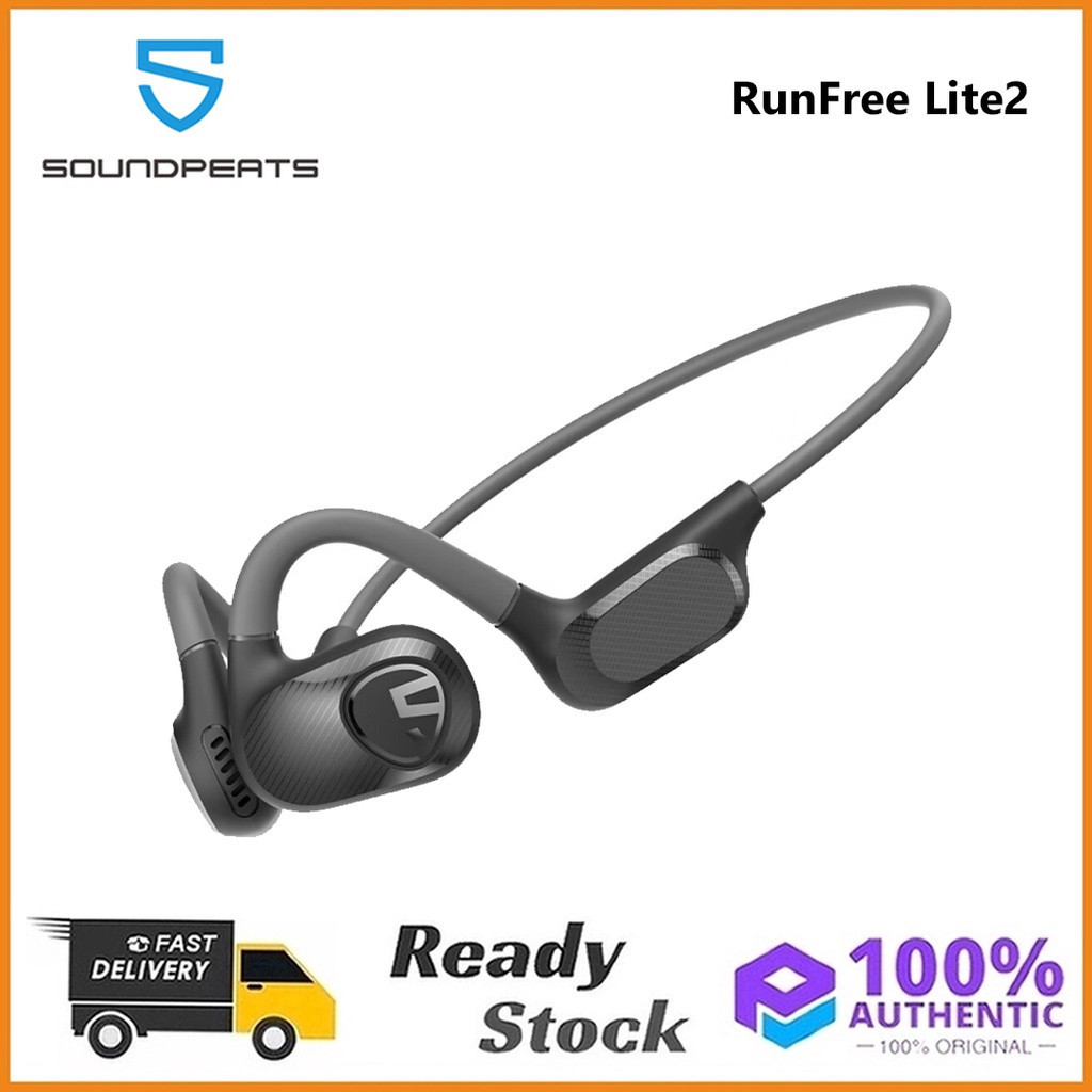 Soundpeats gốc RunFree Lite2 Bluetooth V5.3 Dẫn khí Tai nghe mở ngoài trời Tai nghe thoải mái Ổn định Mặc tai nghe không dây chống nước có tuổi thọ cao