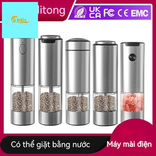 Qihan máy xay điện 70ml95ml100ml gia vị máy xay muối biển hạt tiêu đen máy xay điện