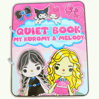 Đồ Chơi Giấy Thủ Công Búp Bê, Đồ Chơi Bé Gái Toca Boca, Bộ Quite Book Đồ Chơi Trí Tuệ Nhiều Chủ Đề Dễ Thương Cho Bé Gái