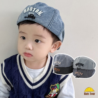 Thêu Chữ Trẻ Em Mũ Nồi Cổ Điển Denim Bé Trai Bé Gái Newsboy Mũ Có Thể Điều Chỉnh Trẻ Em Mũ Chống Nắng Du Lịch Mùa Hè Mũ Thời Trang Chống Tia UV