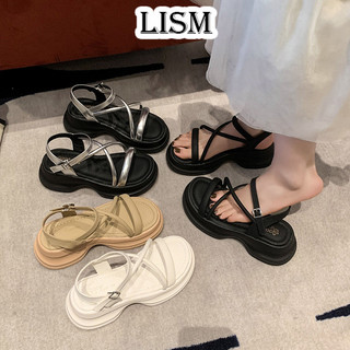 LISM dép sandal nữ dép nữ đế cao Cá tính Tự tin Tiện lợi Đa năng FDL2450TSV 21Z240520