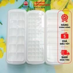 KHAY LÀM ĐÁ INOMATA CÓ NẮP ĐẬY HÀNG NHẬT NỘI ĐỊA , LOẠI 8 VIÊN - 12 VIÊN VÀ 48 VIÊN - MADE IN  JAPAN an toàn, tiện dụng