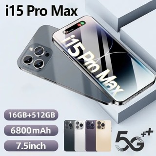2024 điện Thoại Di động Mới Thông Minh I15 Pro Max 5G 7.3 Inch 16+512 GB điện Thoại Di động Giá Rẻ