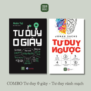 Sách - Combo Tư Duy Ngược + Tư Duy 0 Giây