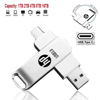 1tb 4tb 2tb 8tb 16tb usb 3.0 ổ đĩa flash ổ đĩa bút tốc độ cao 16tb kim loại chống nước type-c usb pendrive cho thiết bị lưu trữ máy tính