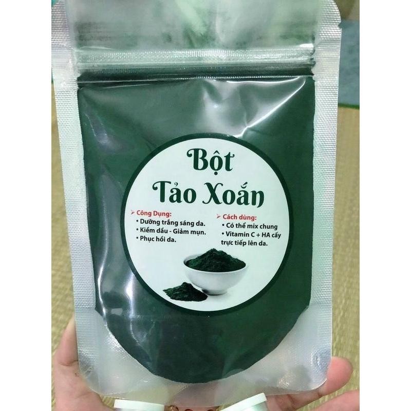 Combo Bột tảo xoắn,2 lọ tế bào gốc ronass, 3 ống vitamin C