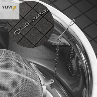 Yovip Máy Làm Trà Không Gỉ Hình Cầu Khóa Gia Vị Trà Lọc LướiTea Dụng Cụ Lọc VN