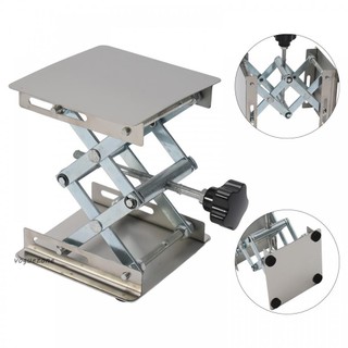 #VOGUEZ#Adjustable Stainless Steel Lift Table Compact Manual Stand for Construction Work
