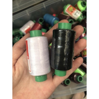 Chỉ khâu đen trắng/ chỉ may 2 màu
