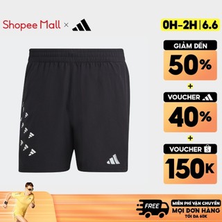 adidas Chạy Quần Short Graphic Brand Love Nam Đen HR6625