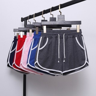 Quần short nữ, quần đùi nữ phối viền thun cotton mềm mát