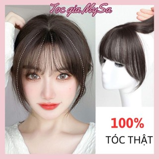 Tóc giả che hói mái thưa 4D làm từ 100% tóc thật, giúp phủ hói đỉnh đầu cho nữ
