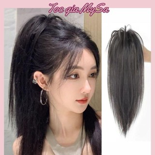 Ngoặm tóc đuôi ngựa thẳng 30cm , ngoặm tóc giả dạng kẹp thẳng hàn quốc