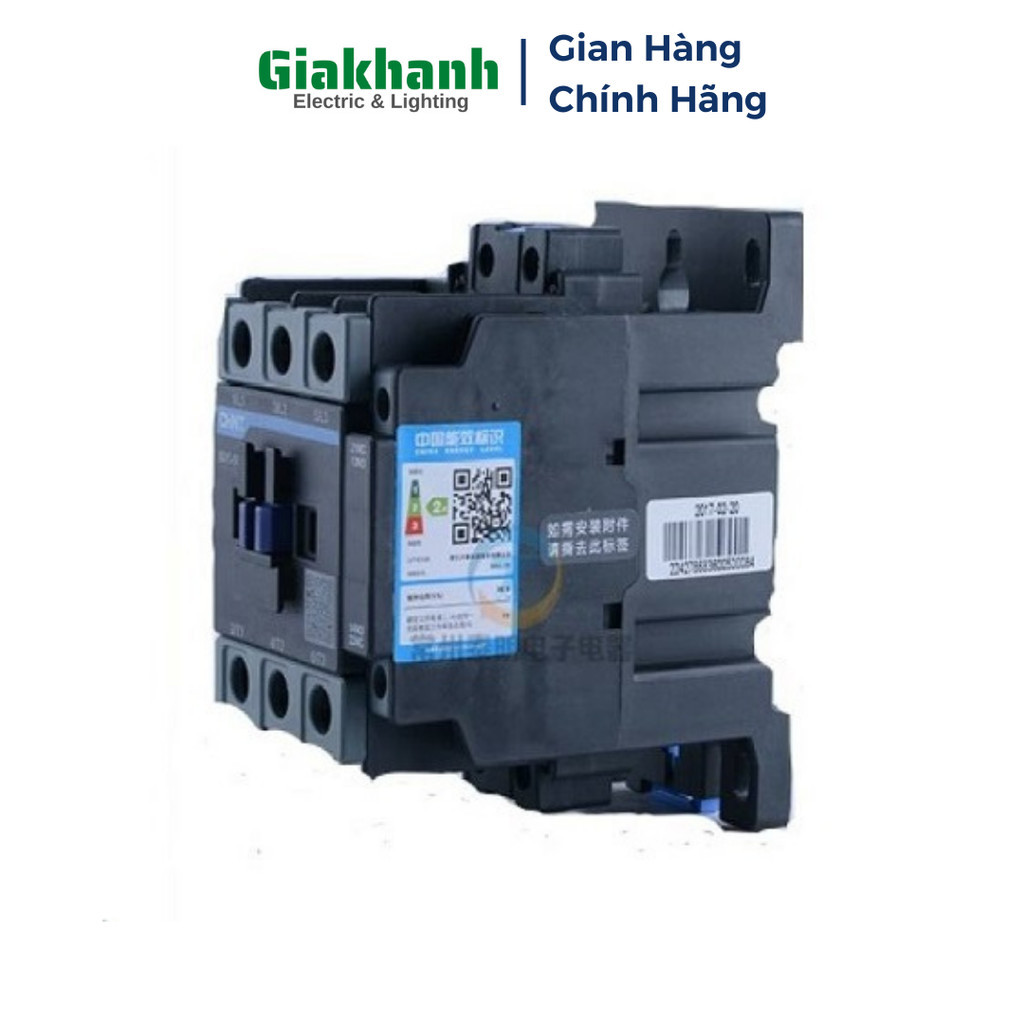 Khởi Động Từ – Contactor Chint NXC-50 50A 22kW 1NO+1NC Coil 220V