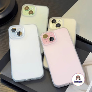 Ốp Điện Thoại Mờ Mờ Đơn Giản Cho IPhone 11 16 15 Pro MAX 12 14 13 Promax 15 Plus XS MAX XR 7 8plus Ốp lưng Mềm Chống Bẩn Siêu Mỏng
