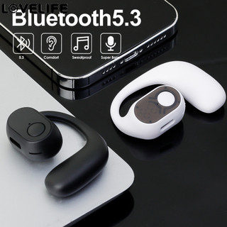 Tai nghe nhét tai thể thao - Tai nghe âm thanh nổi HiFi - Tai nghe Bluetooth V5.3 - Tai nghe khử tiếng ồn - Chống rơi, Không dây - Tương thích với iPhone & Android