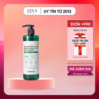 Sữa tắm Some By Mi làm sạch mụn cơ thể AHA-BHA-PHA 30 Days Miracle Acne Clear Body Cleanser 400g
