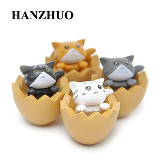 Mô hình mèo con dễ thương trang trí sân vườn