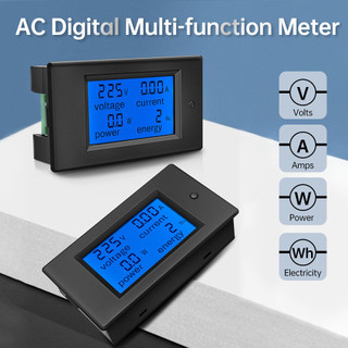 Voktta pzem-061 ac 80 ~ 260v 32a / 63a ampe kế điện áp đa chức năng đồng hồ đo công suất ac máy dò nguồn kỹ thuật số chỉ báo điện