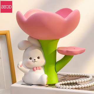 Bbdd Lưu trữ trang trí nhựa thỏ dễ thương Lưu trữ chìa khóa Trang trí máy tính để bàn tại nhà