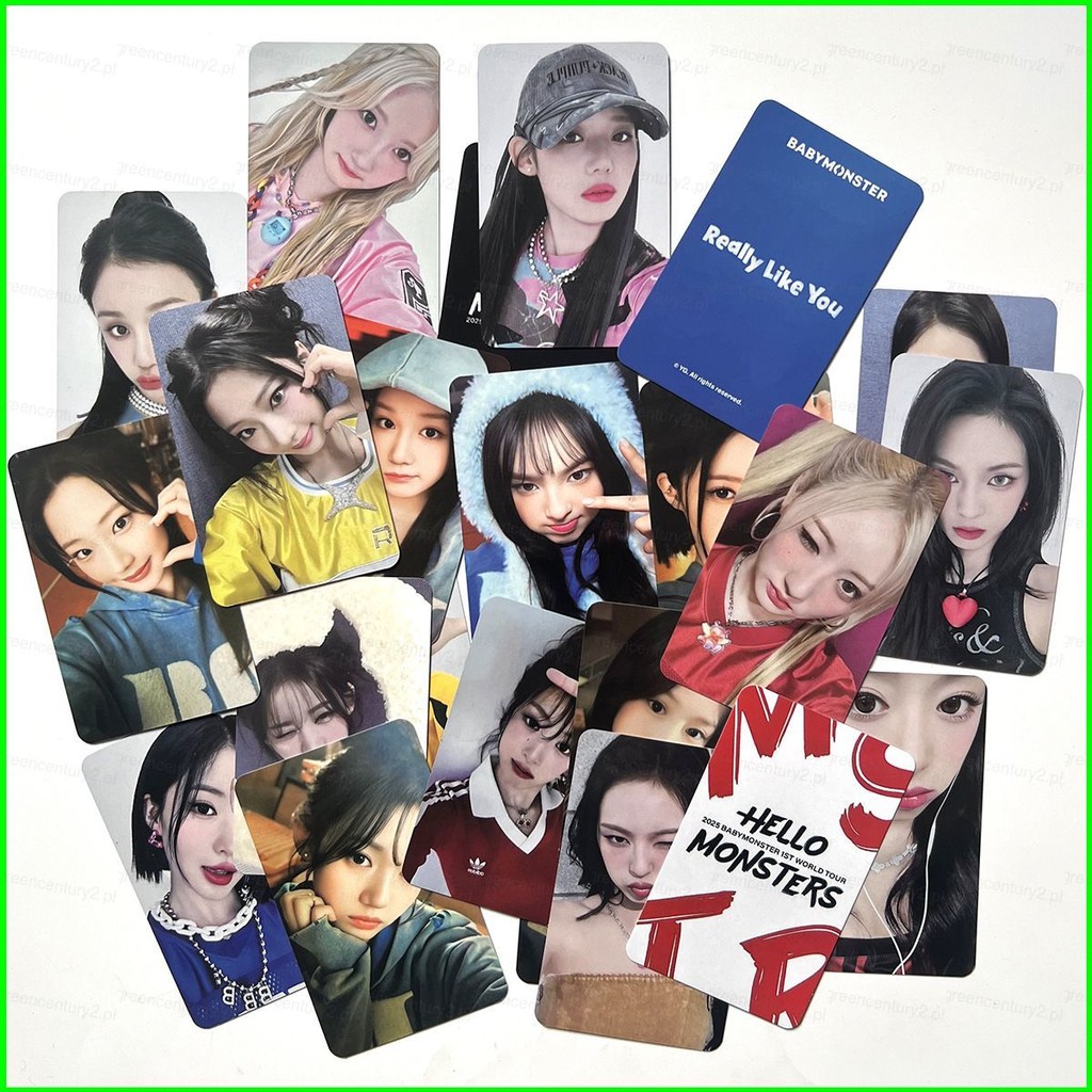 Yu 7 Cái / bộ BABYMONSTER AHYEON LOMO Card CHIQUITA Bưu Thiếp Bộ Sưu Tập KPOP Ngoại Vi