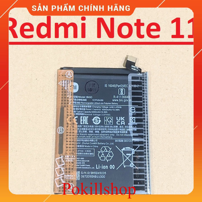 Pin Xiaomi Redmi Note 11 Mã BN5D Dung Lượng 5000mAh New