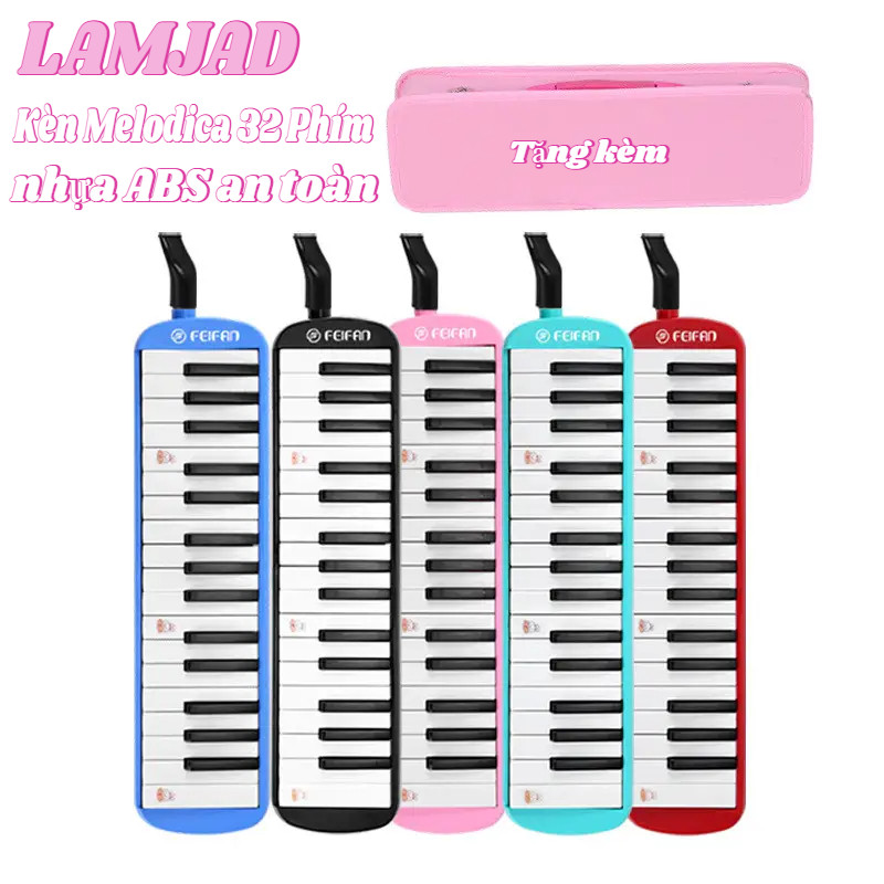 Kèn melodica 32 phím, Kèn melodion, Kèn pianica 32 phím, Kèn thổi hơi cho bé cảm thụ âm nhạc