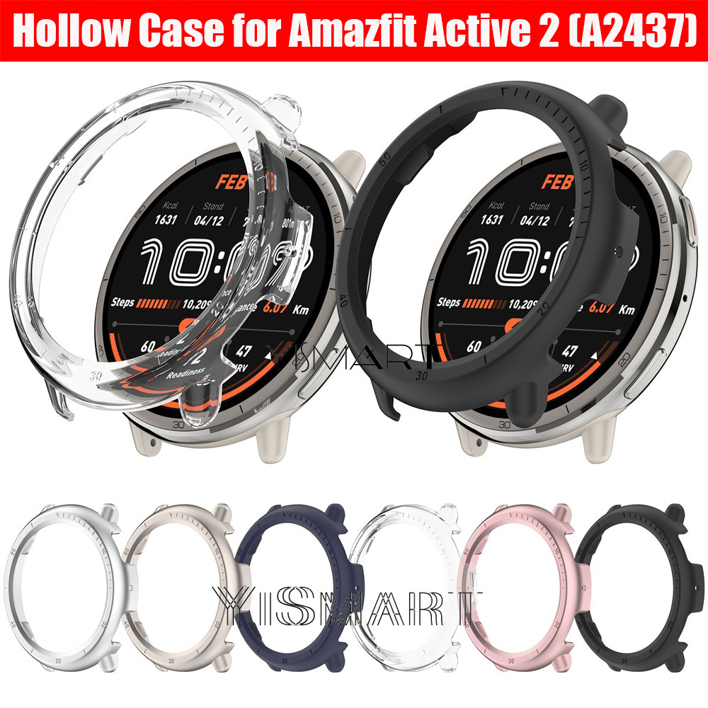 Ốp Lưng Cứng Cho Amazfit Active 2 Vỏ Bảo Vệ Rỗng Cho Huami Amazfit Active2 Phụ Kiện Đồng Hồ Thông Mi