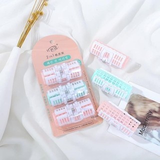 (Bán buôn-chuyên sỉ) Set 3 lô uốn tóc kèm kẹp (cái)