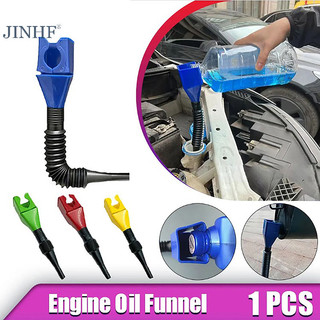 Jinhf nhựa ô tô xe máy tiếp nhiên liệu động cơ xăng phễu lọc chuyển dụng cụ thay dầu đổ phễu dầu accesorios hot