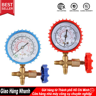 Đồng hồ nạp gas tủ lạnh điều hoà máy lạnh (CT-466) - Đồng hồ đo sạc ga đơn hàng Mới