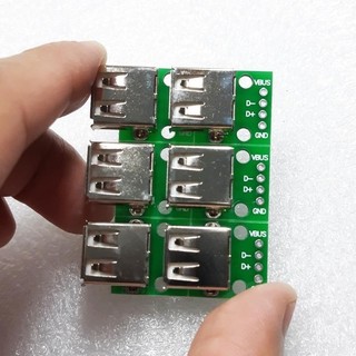 Đế ra chân cổng USB Đực - Cái (USB DIP)