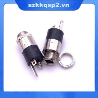 Pj392 3pin Stereo Nữ Jack Tất Cắm Jack 3.5mm Với Vít Âm Thanh Tai Nghe Đầu Nối Nguồn VNK2