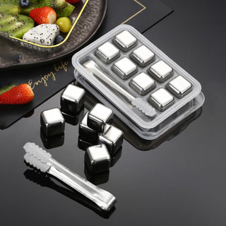 SUS304 Set vỏ đá lạnh Đá lạnh vĩnh cửu - Đá inox không tan tạnh vĩnh Cửu làm lạnh đồ uống nhưng không tan sử dụng lâu dài