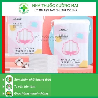 Bông tẩy trang miếng vuông siêu dai mềm mỏng