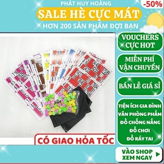 Bộ đồ chơi lô tô bằng nhựa ✅ FREESHIP 🚛 Bộ đồ chơi lô tô bằng nhựa✓Gía rẻ ✓Giải trí ✓trò chơi loto - Phát Huy Hoàng