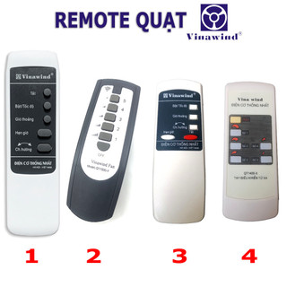 Remote Khiển quạt VINAWIND chính hãng cho quạt trần quạt treo quạt cây Vinawind