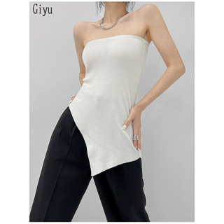 Giyu Áo 2 dây áo ba lỗ Thời trang hàn quốc thanh lịch may đo sang trọng dramatic WBX2440BMR 19Z240508