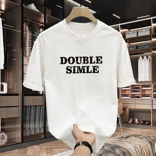 Áo thun cotton M-5XL 100% cotton cổ tròn dáng rộng chữ graffiti mùa hè áo thun ngắn tay