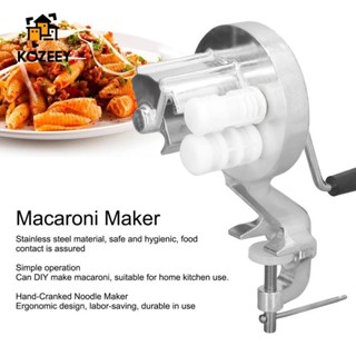 Hướng dẫn sử dụng Máy làm mì ống Máy ép mì gia dụng Máy làm mì thủ công cho nhà bếp Fettuccine Nhà hàng Macaroni