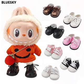 Giày da búp bê 4cm cho búp bê labububu 15cm phụ kiện quần áo búp bê