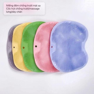 Tấm Silicon Hít Chà Lưng, Chân Massage Đa Năng
