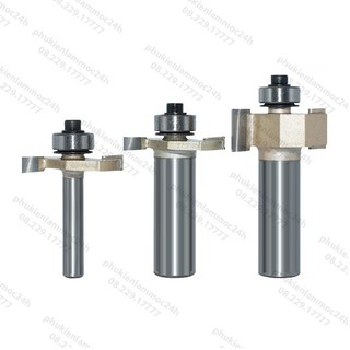 Mũi phay gỗ cuốc rãnh 2 cánh mũi soi móc ngang TIDEWAY cao cấp MSC-TW 