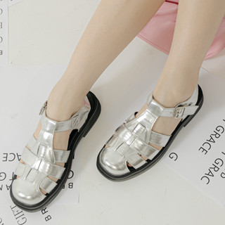  Giày Sandal Rọ Đan Dây Dép Quai Hậu Ulzzang Đế Cao Su Êm Ái Phong Cách Vintage - SA016 
