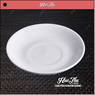  Đĩa Tròn Trắng 10.9cm Đĩa Sứ Tròn Đựng Bánh Bao Trầu Cau Xôi Cúng - trang trí đồ ăn bàn tiệc mâm cúng 