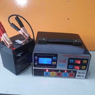  500A Sạc bình ắc quy ô tô xe máy tự ngắt khi đầy chức năng bảo dưỡng phục hồi ắc quy bằng khử sunfat 