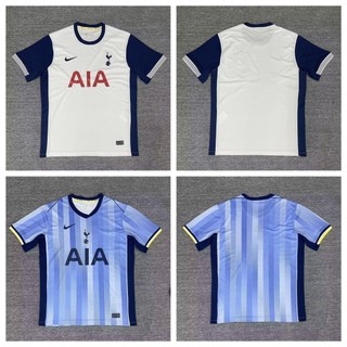 Fan 2425 mới tottenham sân nhà và sân khách bộ đồ thể thao bóng đá áo thun tay ngắn cao cấp